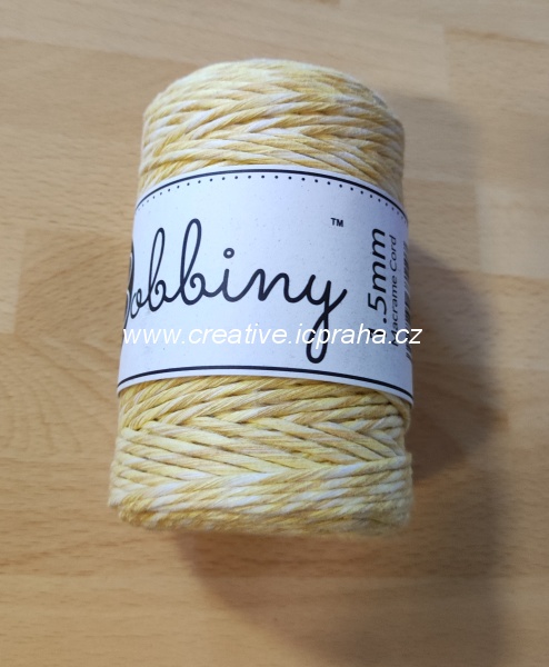 BobbinyMacrame Baby100m/1,5mm - Banana Shake